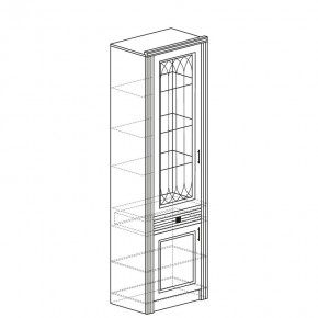 ОРЛЕАН Гостиная (модульная) ясень темный в Соликамске - solikamsk.mebel24.online | фото 7