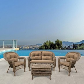 Плетеный комплект для отдыха LV-520BB Beige/Beige в Соликамске - solikamsk.mebel24.online | фото 2