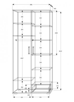 Подростковая Юпитер (модульная) в Соликамске - solikamsk.mebel24.online | фото 25