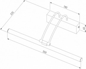 Подсветка для зеркала Elektrostandard Simple a063695 в Соликамске - solikamsk.mebel24.online | фото 3