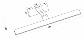 Подсветка для зеркала Maytoni Decart MIR010WL-L12B4K в Соликамске - solikamsk.mebel24.online | фото 3