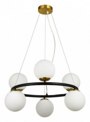 Подвесная люстра Arte Lamp Alcor A2224SP-6BK в Соликамске - solikamsk.mebel24.online | фото 3