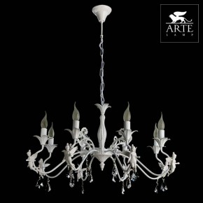Подвесная люстра Arte Lamp Angelina A5349LM-8WH в Соликамске - solikamsk.mebel24.online | фото 4