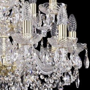 Подвесная люстра Bohemia Ivele Crystal 1402 1402/10+5/195/2d/G в Соликамске - solikamsk.mebel24.online | фото 2