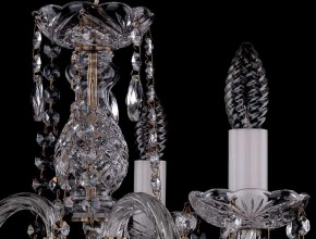 Подвесная люстра Bohemia Ivele Crystal 1402 1402/3/141/Pa в Соликамске - solikamsk.mebel24.online | фото 3