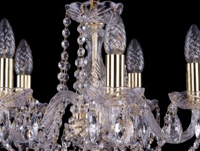 Подвесная люстра Bohemia Ivele Crystal 1402 1402/5/141/G в Соликамске - solikamsk.mebel24.online | фото 7