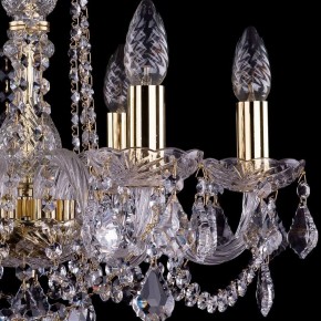 Подвесная люстра Bohemia Ivele Crystal 1402 1402/6/160/G/Leafs в Соликамске - solikamsk.mebel24.online | фото 2