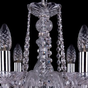 Подвесная люстра Bohemia Ivele Crystal 1402 1402/6/160/Ni/Leafs в Соликамске - solikamsk.mebel24.online | фото 4