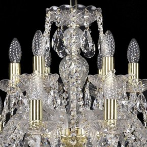 Подвесная люстра Bohemia Ivele Crystal 1411 1411/12+6/240/G в Соликамске - solikamsk.mebel24.online | фото 4
