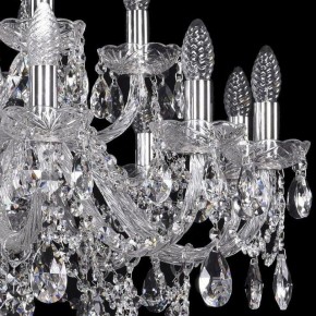 Подвесная люстра Bohemia Ivele Crystal 1411 1411/12+6/300/Ni в Соликамске - solikamsk.mebel24.online | фото 2