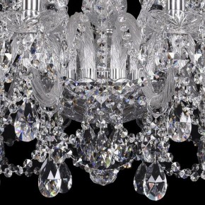 Подвесная люстра Bohemia Ivele Crystal 1411 1411/12+6/300/Ni в Соликамске - solikamsk.mebel24.online | фото 3