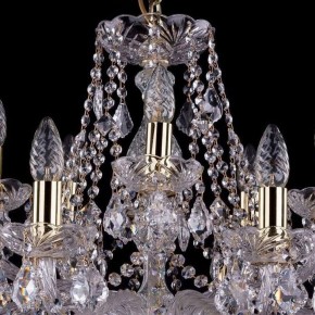 Подвесная люстра Bohemia Ivele Crystal 1413 1413/10+5/300/G/Leafs в Соликамске - solikamsk.mebel24.online | фото 4