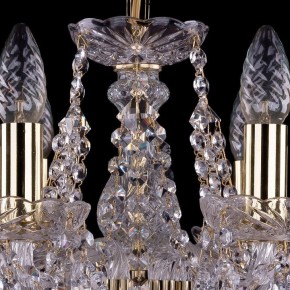 Подвесная люстра Bohemia Ivele Crystal 1413 1413/6/141/G/Leafs в Соликамске - solikamsk.mebel24.online | фото 4