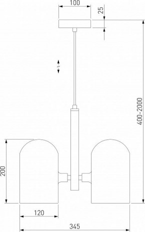 Подвесная люстра Eurosvet Bambola 50357/3 латунь в Соликамске - solikamsk.mebel24.online | фото 4