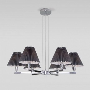 Подвесная люстра Eurosvet Peony 60136/6 хром/графит в Соликамске - solikamsk.mebel24.online | фото 2