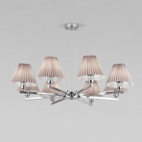 Подвесная люстра Eurosvet Peony 60136/8 хром/серый в Соликамске - solikamsk.mebel24.online | фото 2