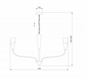 Подвесная люстра Eurosvet Rhyton 60167/8 латунь в Соликамске - solikamsk.mebel24.online | фото 6