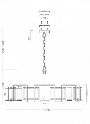 Подвесная люстра Maytoni Bowi H009PL-08G в Соликамске - solikamsk.mebel24.online | фото 4