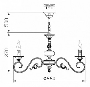 Подвесная люстра Maytoni Perla ARM337-07-R в Соликамске - solikamsk.mebel24.online | фото 6