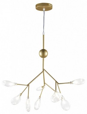 Подвесная люстра Natali Kovaltseva GRACE ll GRACE 75554/9С GOLD SATIN в Соликамске - solikamsk.mebel24.online | фото 2