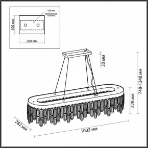 Подвесная люстра Odeon Light Dakisa 4985/12 в Соликамске - solikamsk.mebel24.online | фото 7