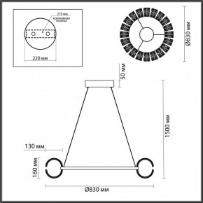 Подвесная люстра Odeon Light Mirage 5030/128L в Соликамске - solikamsk.mebel24.online | фото 5