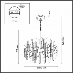 Подвесная люстра Odeon Light Stika 4988/10 в Соликамске - solikamsk.mebel24.online | фото 7
