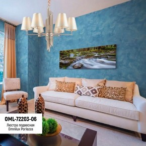 Подвесная люстра Omnilux Porlezza OML-72203-06 в Соликамске - solikamsk.mebel24.online | фото 8