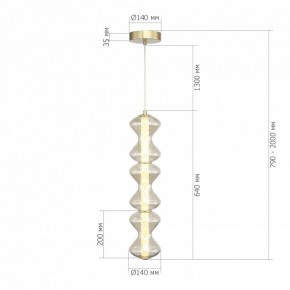 Подвесная люстра ST-Luce SPINE SL6136.213.01 в Соликамске - solikamsk.mebel24.online | фото 4