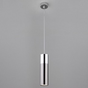 Подвесной светильник Eurosvet Double Topper 50135/1 LED хром/черный жемчуг в Соликамске - solikamsk.mebel24.online | фото 3
