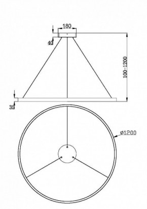 Подвесной светильник Maytoni Rim MOD058PL-L65BSK в Соликамске - solikamsk.mebel24.online | фото 4