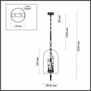 Подвесной светильник Odeon Light Bell 4892/3 в Соликамске - solikamsk.mebel24.online | фото 6