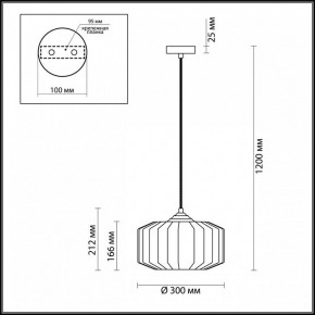 Подвесной светильник Odeon Light Binga 4746/1 в Соликамске - solikamsk.mebel24.online | фото 6