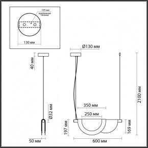 Подвесной светильник Odeon Light Colle 4358/20L в Соликамске - solikamsk.mebel24.online | фото 5