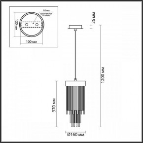 Подвесной светильник Odeon Light York 4788/1 в Соликамске - solikamsk.mebel24.online | фото 4