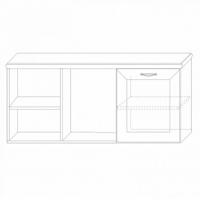 Полка навесная 4 Сиена в Соликамске - solikamsk.mebel24.online | фото 3