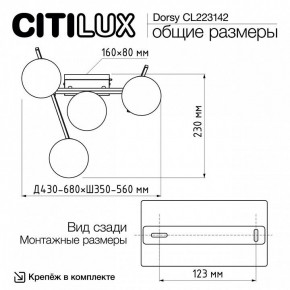 Потолочная люстра Citilux Dorsy CL223142 в Соликамске - solikamsk.mebel24.online | фото 11