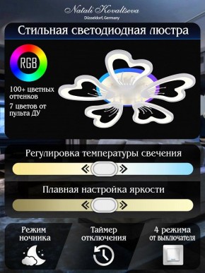 Потолочная люстра Natali Kovaltseva Hugo LED LAMPS 81133 в Соликамске - solikamsk.mebel24.online | фото 6