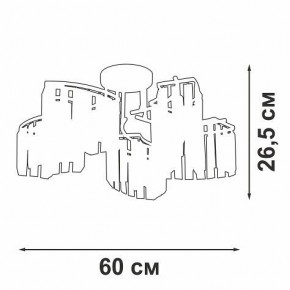 Потолочная люстра Vitaluce V5884 V5884-0/5PL в Соликамске - solikamsk.mebel24.online | фото 3