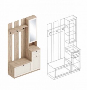 Прихожая Филадельфия (модульная) в Соликамске - solikamsk.mebel24.online | фото 3