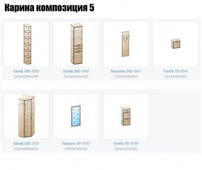 Прихожая Карина (модульная) в Соликамске - solikamsk.mebel24.online | фото 2
