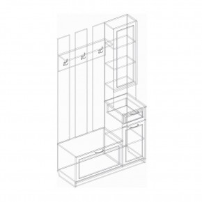 Прихожая "ПФ-07" Филадельфия в Соликамске - solikamsk.mebel24.online | фото 2