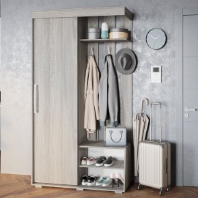 Прихожая Зара ПР-01 (ясень белый) в Соликамске - solikamsk.mebel24.online | фото 3