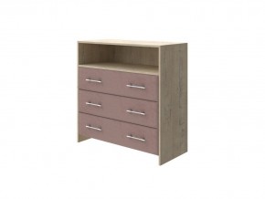 PROxSON Комод Varna (ЛДСП Бунратти+ткань Бунратти/Ultra Горячий шоколад) 90x40 в Соликамске - solikamsk.mebel24.online | фото