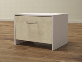 PROxSON Тумба Varna (ЛДСП Белая+ткань Белый/Savana Milk (молочный)) 51x40 в Соликамске - solikamsk.mebel24.online | фото