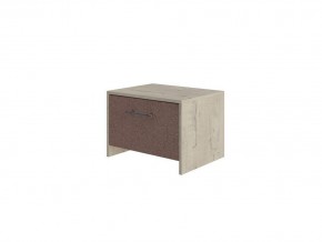 PROxSON Тумба Varna (ЛДСП+ткань Бунратти/Tesla Брауни) 51x40 в Соликамске - solikamsk.mebel24.online | фото