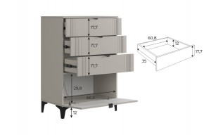 РИЧ Гостиная (модульная) кашемир в Соликамске - solikamsk.mebel24.online | фото 6