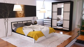 Сакура спальня № 1 Комод + Зеркало + Кровать 1600 + Тумба + Шкаф-купе 1500, сп.м. 1600х2000 мм., б/м, основание есть, ун. сб. в Соликамске - solikamsk.mebel24.online | фото 5
