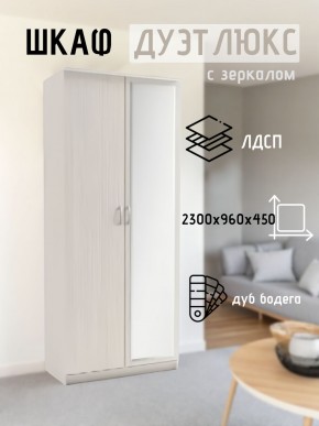 Шкаф 2-х створчатый Дуэт Люкс с зеркалом в Соликамске - solikamsk.mebel24.online | фото 5