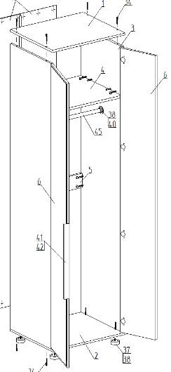 Шкаф 2-ств. для одежды "Лео" в Соликамске - solikamsk.mebel24.online | фото 2